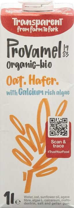 Produktbild Provamel Hafer Calcium Drink ungesüsst Bio (1 x 100 cl)