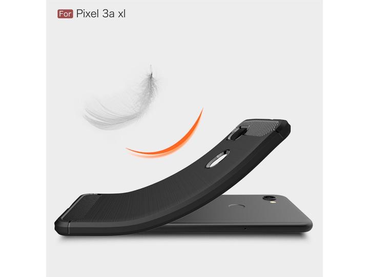 Immagine prodotto Screenguard Google Pixel 3a XL Cover Carbon Brushed Soft TPU (Google Pixel 3a XL)