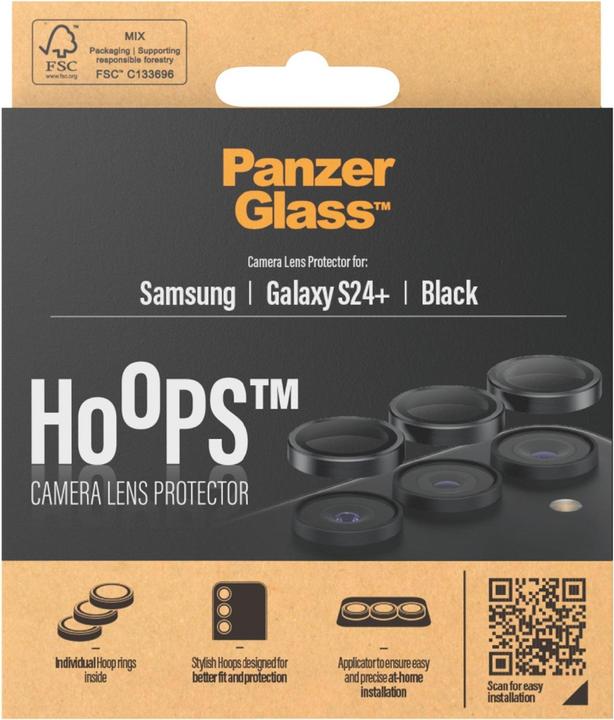 Produktbild PanzerGlass Hoops Camera Lens Protector (1 Stück, Samsung Galaxy S24+)