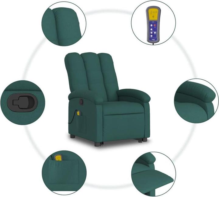 Produktbild VidaXL Massagesessel mit Aufstehhilfe Stoff