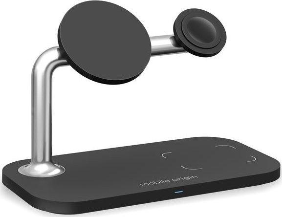 Actual product image Mobile Origin 3 in 1 Wireless charger black