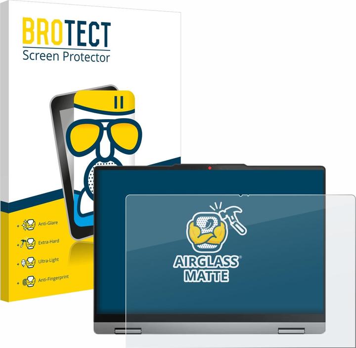Produktbild BROTECT Schutzglas Schutzfolie Glas Folie Displayschutz matt (14")