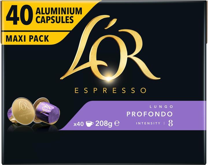 Immagine prodotto L’OR Espresso Lungo Profondo 8 (40 x Porta.)