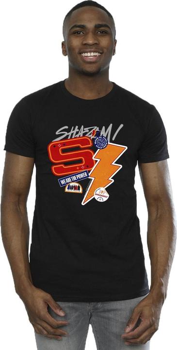 Image du produit - T-shirt SHAZAM FURY OF THE GODS STICKER SPAM - Homme (XXL)