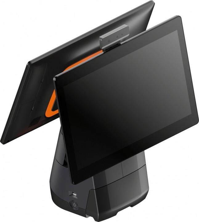 Produktbild Sunmi T2s, 39,6cm (15.6"), VFD, Android, schwarz, orange Kassensystem, Retail, Touchscreen, kapazitiv,...