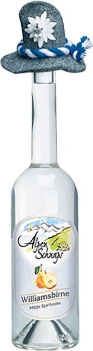 Actual product image Nannerl Alpine schnapps Williams pear mild spirit