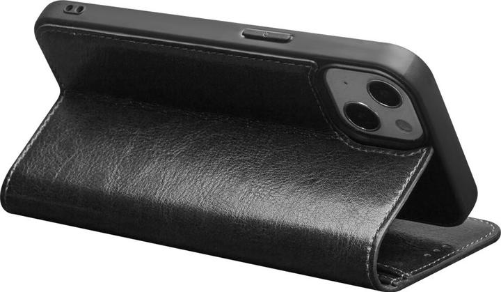 Actual product image QiAlino Fourre Flip cuir véritable (Apple iPhone 14)