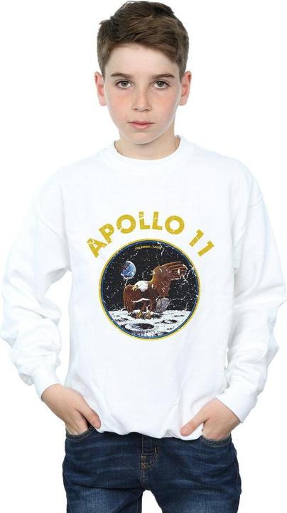 Actual product image Nasa Boys Classic Apollo 11 Sweatshirt (140, 146)