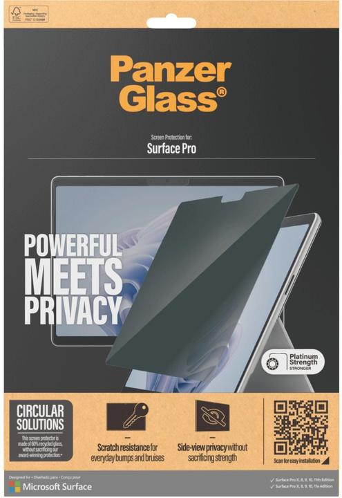Produktbild PanzerGlass Ultra Wide Fit Privacy (1 Stück, 9, 11)