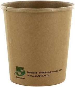 Produktbild Papstar PURE FAIR Suppenbecher To Go braun - ml