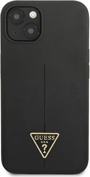 Produktbild Guess GUHCP13SSLTGK iPhone 13 Mini 5.4 "Black / Black Solid Silicone Triangle (Apple iPhone 13 mini)