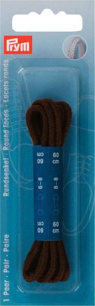 Actual product image Prym Round laces 3 x 600 mm brown (60 cm)