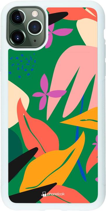 Image du produit PhoneLook Coque Silicone rigide blanc Abstract Jungle (Apple iPhone 11 Pro Max)