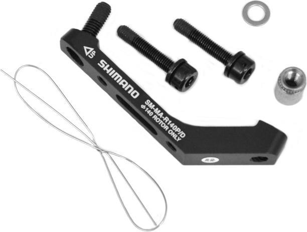 Actual product image Shimano Flat mount road disc brake adapter PM/FM 140mm rear