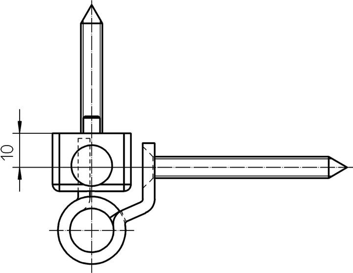 Produktbild Simonswerk SIKU RB5010-3D Türband Haustürband mit Stiftsicherung Edelstahl matt