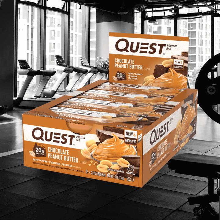 Image du produit Quest QuestBar (Beurre de cacahuète au chocolat, 1 pcs, 720 g)