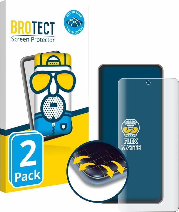 Actual product image BROTECT Full-Screen Protector Matte (2 Piece, Realme GT7)
