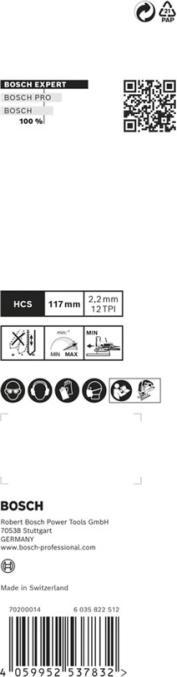 Image du produit Bosch Professional Zubehör Jeu de lames de scie sauteuse Expert