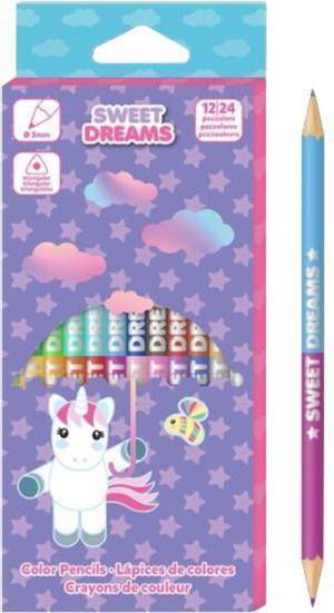 Produktbild Sombo Sweet Dreams Buntstifte doppelseitig (Mehrfarbig, 12 x)