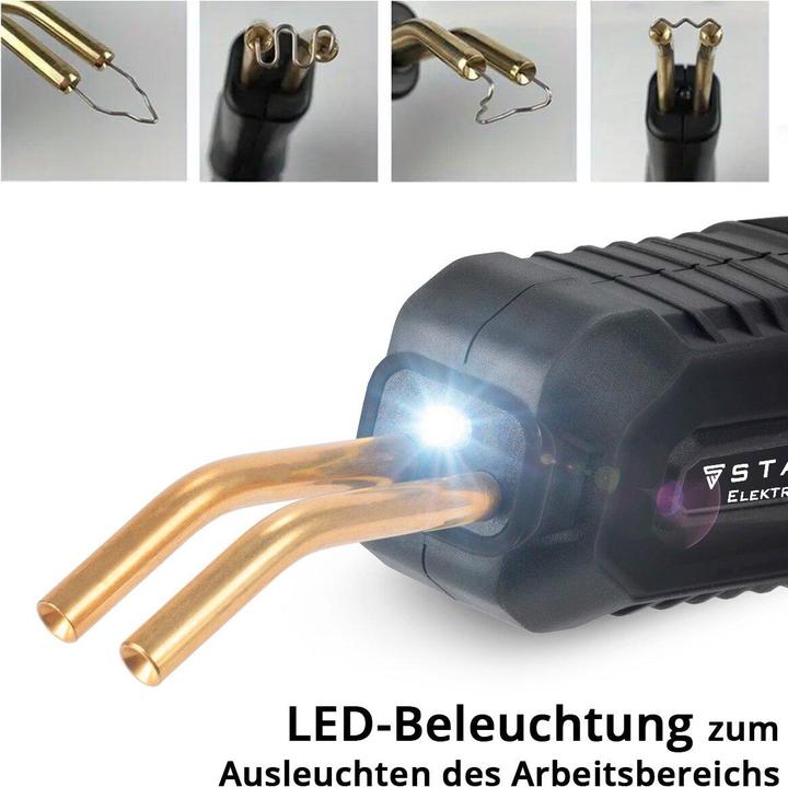 Immagine prodotto Stahlwerk Set di riparazione in plastica Saldatore in plastica Cucitrice a caldo Smart Repair