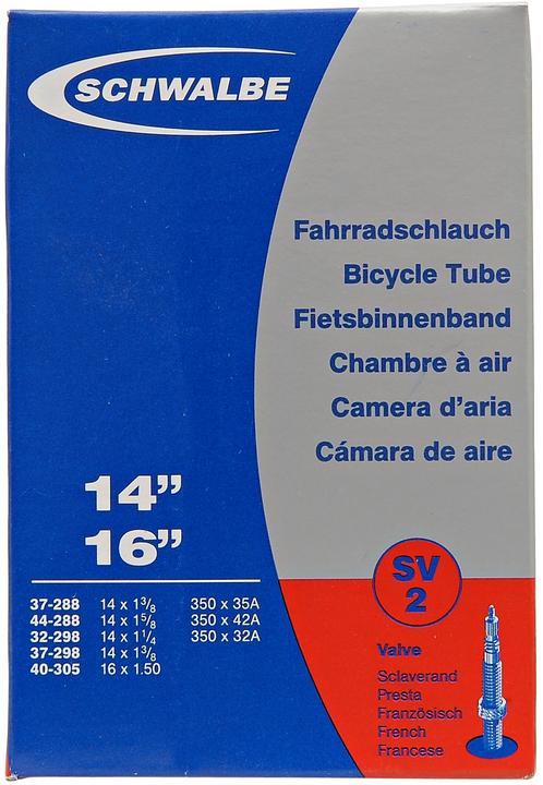 Immagine prodotto Schwalbe N°2 16x1.50 Presta 40 mm (Presta (SV), 16", 40 mm)
