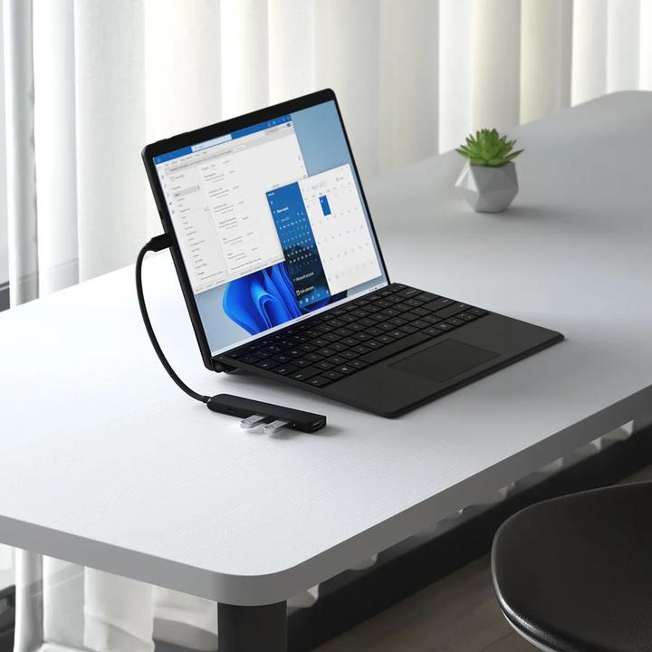 Immagine prodotto Satechi Hub multiplo Slim 4 nero (USB-C, 4 Porti)