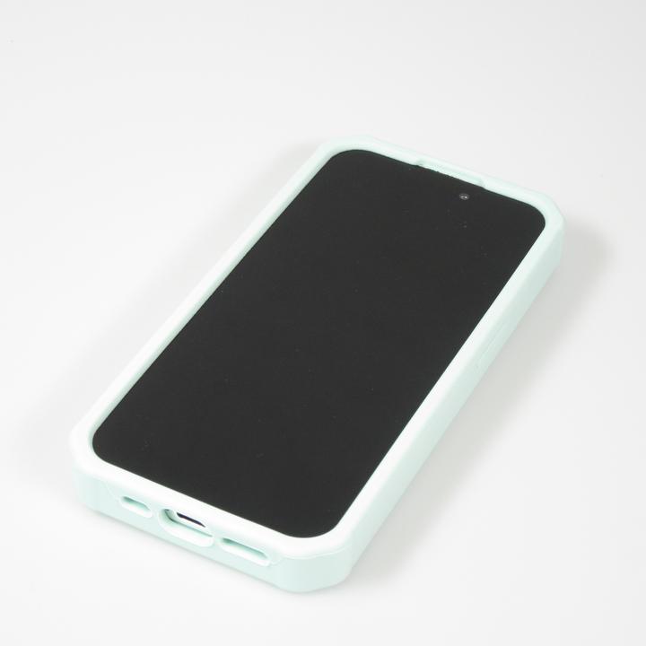 Immagine prodotto PhoneLook Coperchio Coperchio in silicone spesso con fori per adesivi Turchese (Apple iPhone 15 Pro)