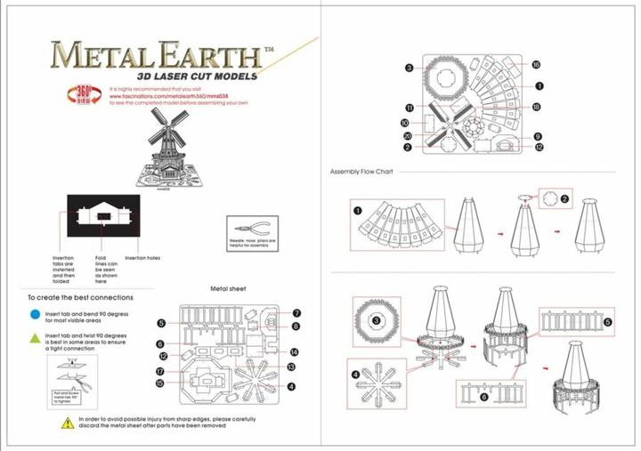 Produktbild Metal Earth Windmill