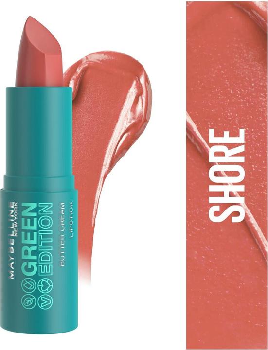 Actual product image Maybelline New York Maybelline Green Edition Buttercream Lipstick 012 Shore 3.4 g (012 Shore)