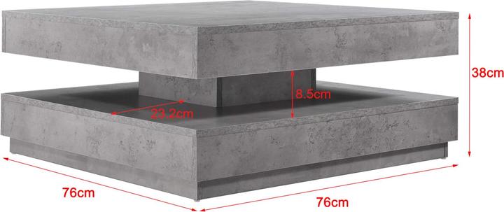 Immagine prodotto En.Casa Laos (76 x 76 x 38 cm)