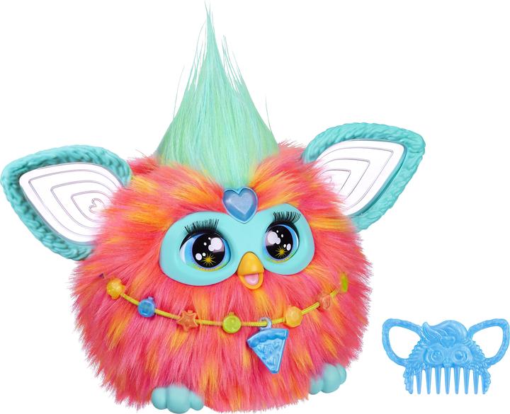 Immagine prodotto Furby peluche interattivo (arancione) - voce in francese (15 cm)