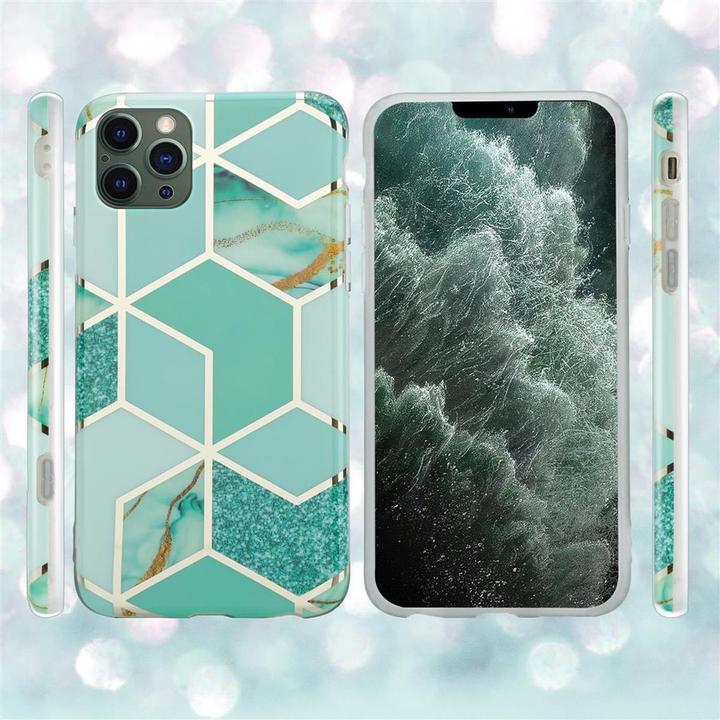 Actual product image Cadorabo IMD TPU Colorful Marble Cover (Apple iPhone 12 Pro Max)