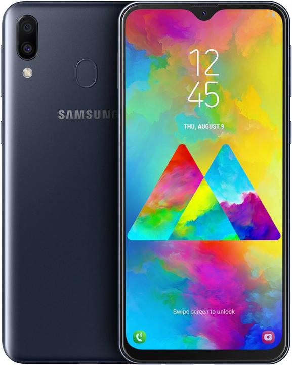 Produktbild Samsung Galaxy M20 (2019) (64 GB, Black, 6.30", Dual SIM, 13 Mpx, 4G)