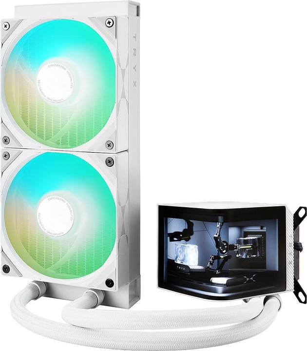 Produktbild TRYX PANORAMA Komplett-Wasserkühlung, ARGB - 240 mm, weiss