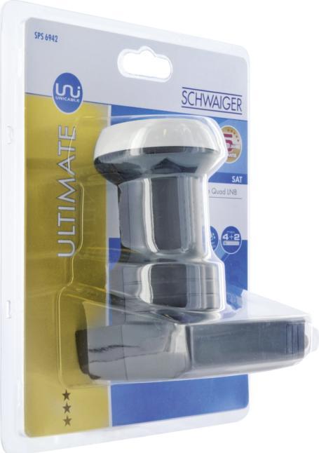 Immagine prodotto Schwaiger LNB digitale quadruplo (Quattro LNB, 40mm)