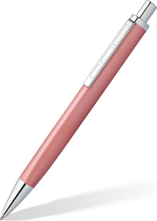 Staedtler Biro retrattile triplus ricaricabile, rosa (Rosa radiante, 1 x)
