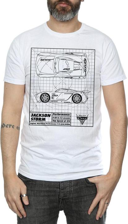 Produktbild Disney Cars Jackson Storm Blueprint TShirt (M)