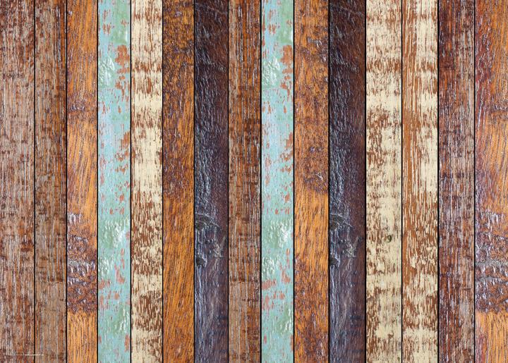 Actual product image CoverYourDesk Shabby-style striped wood look