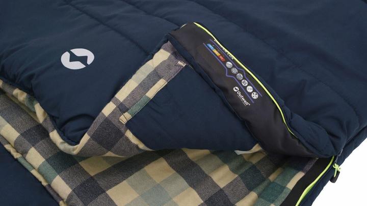 Actual product image Outwell Sleeping bag Camper Lux polyester, dark blue, quantity (235 cm)