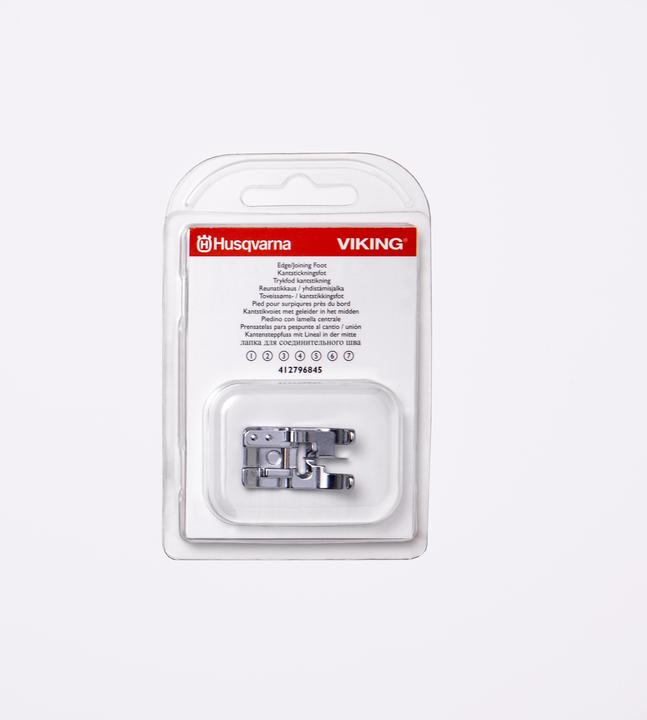 Actual product image Husqvarna Edgestitch foot with ruler in the centre