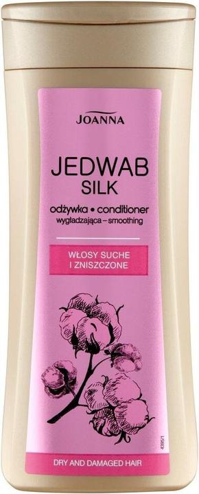 Actual product image Joanna Silk Smoothing Conditioner For Easy Combing For Dry And Damaged Hair 200G