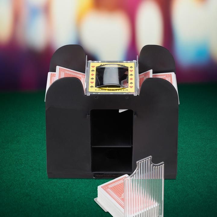 Produktbild Relaxdays Kartenmischer elektrisch 6 Decks