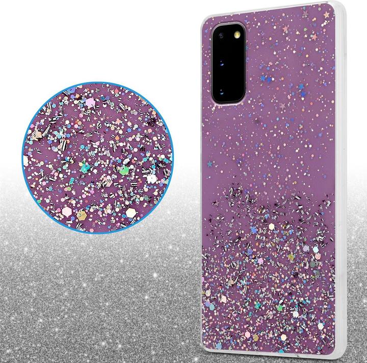 Produktbild Cadorabo TPU Cover funkelnder Glitter (Samsung Galaxy S20+)