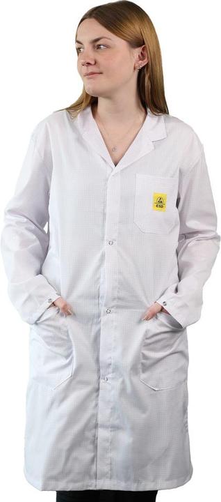 Produktbild Wetec Arbeitsmantel AM-120, ESD, S, weiss (S)