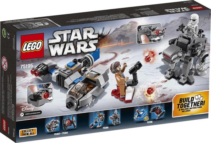 Image du produit LEGO Ski Speeder vs. First Order Walker Microfighters (75195, LEGO Star Wars)