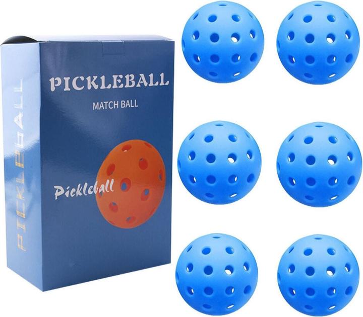 Hermex 6-tlg. Set Pickleball-Outdoorball Pickleball-Ball Racketsportball