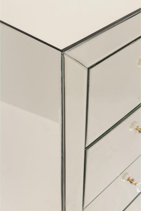 Image du produit Designlife Commode haute Luxury Champagne 5-tiroirs (49 x 41 x 110 cm)