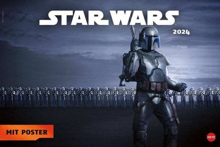 Produktbild Star Wars Broschur XL Kalender 2024 (45 x 30 cm, Deutsch)