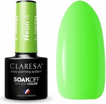Actual product image Claresa Soak Off Uv/Led Neon Gel Polish 4 5G (Neon UV, LED, UV gel varnish)