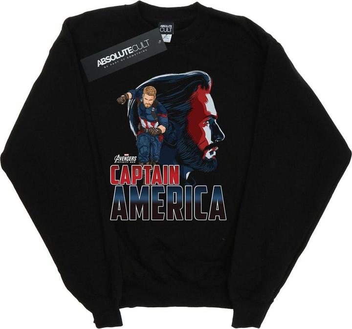 Image du produit - Sweat AVENGERS INFINITY WAR CAPTAIN AMERICA CHARACTER - Femme (S)